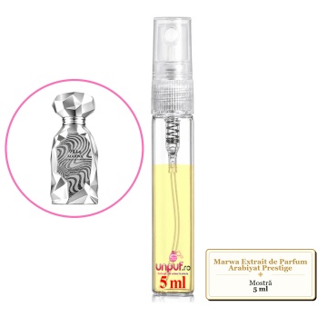 Mostra fiola din Parfumul Marwa Extrait de Parfum Arabiyat Prestige, decant sticla cu pulverizator - Img 2