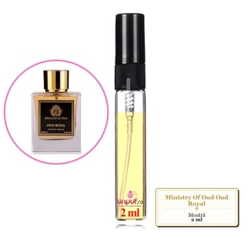 Mostra fiola din Parfumul Ministry Of Oud Oud Royal, decant sticla cu pulverizator - Img 2