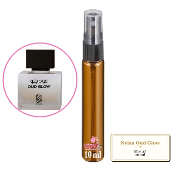 Mostra fiola din Parfumul Nylaa Oud Glow, decant sticla cu pulverizator - Img 3