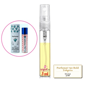 Mostra fiola din Parfumul Parfumat 750 Bold Tobacco, decant sticla cu pulverizator - Img 2