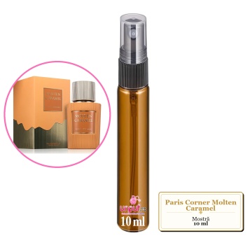 Mostra fiola din Parfumul Paris Corner Molten Caramel, decant sticla cu pulverizator
