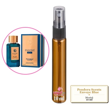 Mostra fiola din Parfumul Pendora Scents Envoye Blue, decant sticla cu pulverizator