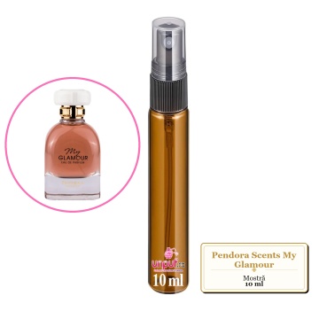 Mostra fiola din Parfumul Pendora Scents My Glamour, decant sticla cu pulverizator