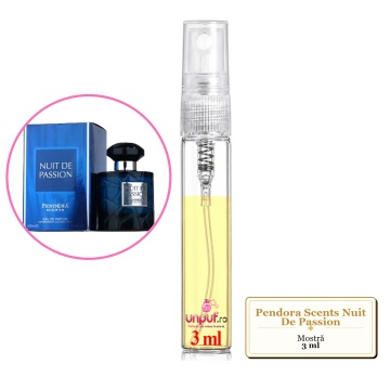 Mostra fiola din Parfumul Pendora Scents Nuit De Passion, decant sticla cu pulverizator - Img 2