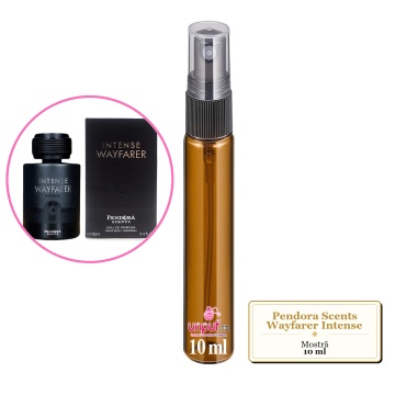 Mostra fiola din Parfumul Pendora Scents Wayfarer Intense, decant sticla cu pulverizator