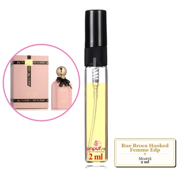 Mostra fiola din Parfumul Rue Broca Hooked Femme Edp, decant sticla cu pulverizator