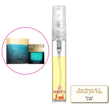 Mostra fiola din Parfumul Rue Broca R U Serious Her Edp, decant sticla cu pulverizator - Img 3