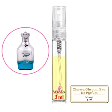 Mostra fiola din Parfumul Zimaya Ghyoom Eau De Parfum, decant sticla cu pulverizator