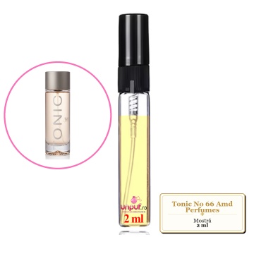 Mostra fiola din Tonic No 66 Amd Perfumes, decant sticla cu pulverizator