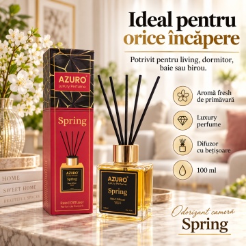 Odorizant Cameră Azuro Spring Luxury Perfume – 100 ml - Img 3