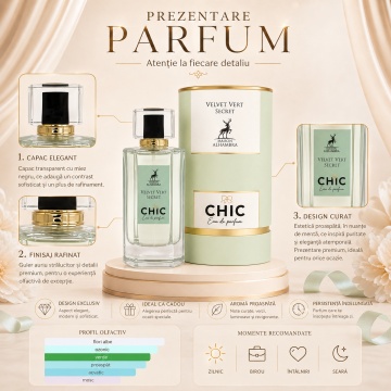 Parfum Alhambra Chic Velvet Vert Secret 100 ml - Img 3