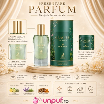 Parfum Alhambra Glacier Heaven 100 ml, parfum arăbesc, edp, Bărbat - Img 3