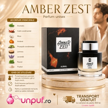 Parfum Arăbesc Ajmal Amber Zest 100 ml, Damă, edp - Img 9