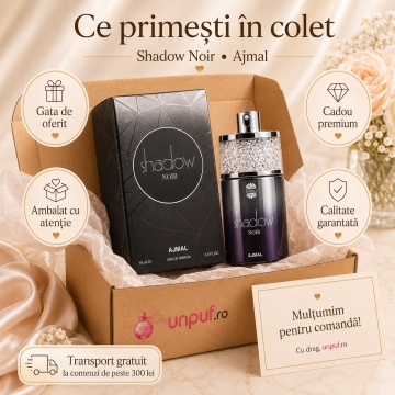 Parfum Arăbesc Ajmal Shadow Noir 75 ml, Bărbat, edp - Img 4
