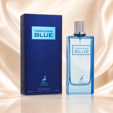 Parfum Arăbesc Alhambra Cerulean Blue Maison Alhambra 100 ml, Apă de Parfum Unisex, Damă și Bărbat, Aromă Acvatic Proaspătă, Inspirat Cool Water Wave