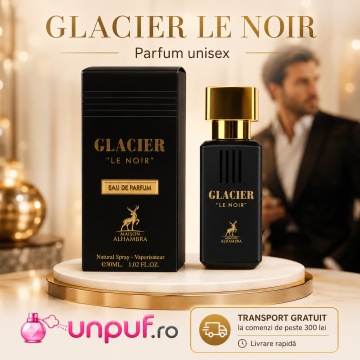 Parfum Arăbesc Alhambra Glacier Le Noir Maison Alhambra 30 ml, Apă de Parfum Bărbați, Aromă Oriental Ambrată, Inspirat Le Male Le Parfum - Img 10