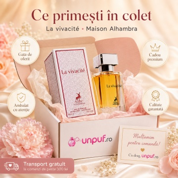 Parfum Arăbesc Alhambra La Vivacite 30 ml, Apă de Parfum Damă, Maison Alhambra, Inspirat La Vie est Belle en Rose, Aromă Oriental Modernă Floral Fructată cu Note Fructate, Bergamotă, Condimente, Iasomie, Trandafir, Note Lemnoase, Cedru, Ambră, Mosc și Van - Img 4