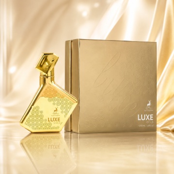 Parfum Arăbesc Alhambra Luxe Gold Maison Alhambra 100 ml, Apă de Parfum Unisex, Damă și Bărbat, Aromă Oriental Ambrată, Profil Luxos Amber Oriental