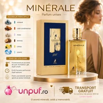 Parfum Arăbesc Alhambra Minerale Gold Maison Alhambra 100 ml, Apă de Parfum Unisex, Damă și Bărbat, Aromă Mineral Oriental Ambrată, Inspirat Ganymede - Img 9