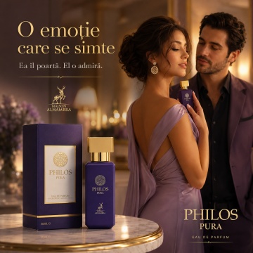 Parfum Arăbesc Alhambra Philos Pura 30 ml, Apă de Parfum Unisex, Damă și Bărbat, Maison Alhambra, Inspirat Erba Pura, Aromă Oriental Modernă Citric Fructată cu Note Fructate, Bergamotă, Condimente, Iasomie, Trandafir, Note Lemnoase, Cedru, Ambră, Mosc și - Img 5