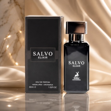 Parfum Arăbesc Alhambra Salvo Elixir Maison Alhambra 30 ml, Apă de Parfum Bărbați, Aromă Aromatic Condimentată, Inspirat Sauvage Elixir