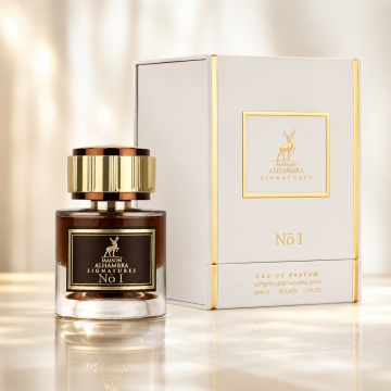 Parfum Arăbesc Alhambra Signatures No. I Maison Alhambra 50 ml, Apă de Parfum Unisex, Damă și Bărbat, Aromă Lemnoasă cu Piele și Tabac