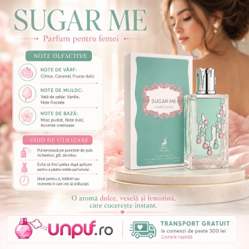 Parfum Arăbesc Alhambra Sugar Me Candy Floss Maison Alhambra 100 ml, Apă de Parfum Damă, Aromă Gurmand Dulce, Inspirat Sweet Like Candy - Img 9