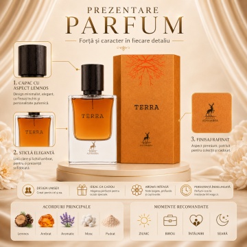 Parfum Arăbesc Alhambra Terra Maison Alhambra 50 ml, Apă de Parfum Unisex, Damă și Bărbat, Aromă Oriental Modernă Lemnoasă, Inspirat Terroni - Img 3