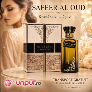 Parfum Arăbesc Ard Al Zaafaran Safeer Al Oud 100 ml, Apă de Parfum Unisex, Damă și Bărbat, Inspirat Black Aoud, Aromă Oriental Oud Lemnoasă cu Bergamotă, Piper Roz, Șofran, Lemn de Santal, Tămâie, Trandafir, Oud, Patchouli, Ambră și Mosc - Img 10