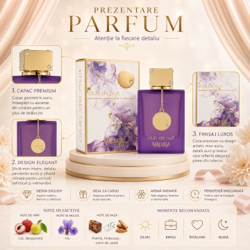 Parfum Arăbesc Armaf Club De Nuit Maleka 105 ml, Apă de Parfum Damă, Aromă Feminină Aromatic Orientală Inspirată de Queen of Silk - Img 3