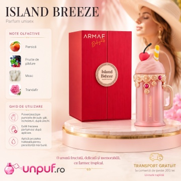 Parfum Arăbesc Armaf Island Breeze 100 ml, Apă de Parfum Damă, Aromă Acvatică Proaspătă Tropicală cu Grapefruit, Note Marine, Bergamotă, Lămâie, Lavandă, Salvie, Cedru, Ambroxan și Mosc - Img 9
