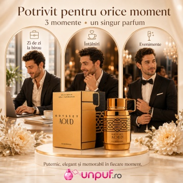 Parfum Arăbesc Armaf Odyssey Aoud 100 ml, Apă de Parfum Bărbat, Aromă Oriental Oud Lemnoasă, Intensă și Elegantă, Inspirată de Oud Of Greatness - Img 6