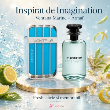 Parfum Arăbesc Armaf Ventana Marine 100 ml, Apă de Parfum Bărbat, Aromă Aromatic Proaspătă, Fresh Acvatică, Citrică și Elegantă, Inspirată de Imagination - Img 8