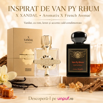 Parfum Arăbesc Aromatix X Xandal French Avenue 100 ml, Extract de Parfum Unisex, Damă și Bărbat, Inspirat Van Py Rhum Laurenzo Pazzaglia, Aromă Lemnoasă Vanilată cu Rom, Paciuli, Note Cald Condimentate, Lemn, Vanilie, Acorduri Dulci și Balsamice - Img 3