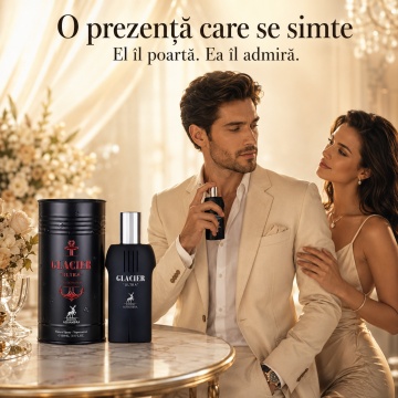 Parfum Arăbesc Bărbat Glacier Ultra Maison Alhambra 100 ml, Apă de Parfum, Inspirat de Ultra Male Jean Paul Gaultier, Aromă Oriental Fougere Dulce Condimentată cu Bergamotă, Lămâie, Lavandă, Mentă, Pară, Scorțișoară, Salvie, Chimion, Vanilie, Ambră, Cedru - Img 5