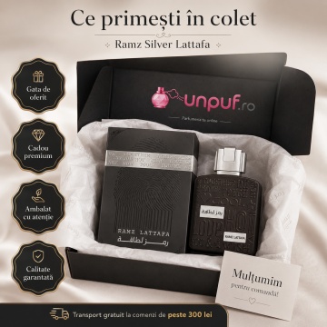 Parfum Arabesc Bărbați Ramz Silver Lattafa, Eau de Parfum 100 ml, Masculin, Dulce Aromatic Vanilat - Img 7