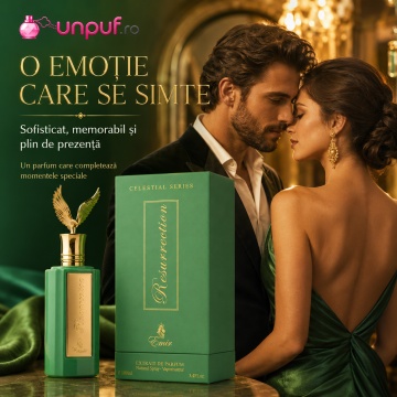 Parfum Arăbesc Celestial Resurrection Emir 100 ml, Extract de Parfum Bărbat, Aromă Oriental Lemnoasă, Citrică, Oud, Piele și Mosc, Inspirată de Colonia Oud - Img 5