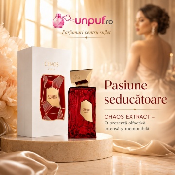 Parfum Arăbesc Chaos French Avenue 100 ml, Extract de Parfum Unisex, Damă și Bărbat, Inspirat Kirsch Headspace, Aromă Aromatic Orientală Fructat Pieloasă cu Cireșe, Fructe Roșii, Iris, Piele, Accente Pudrate, Vanilie, Tonuri Fumurii, Note Pământii, Cedru, - Img 3