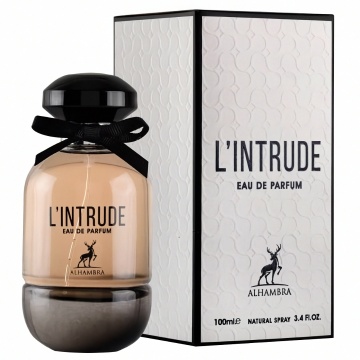 Parfum Arăbesc Damă Intrude Maison Alhambra 100 ml, Apă de Parfum, Inspirat de L’Interdit Givenchy, Aromă Oriental Florală cu Pară, Bergamotă, Floare de Portocal, Iasomie, Tuberoză, Vanilie, Ambroxan, Paciuli și Vetiver - Img 12