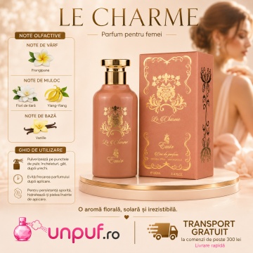 Parfum Arăbesc Damă La Charme Emir 100 ml, Apă de Parfum, Aromă Floral Fructat Dulce, Inspirat A Chant For The Nymph Gucci - Img 9