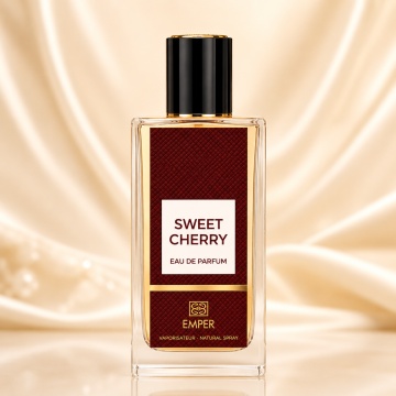 Parfum Arăbesc Emper Blanc Collection Sweet Cherry 85 ml, Apă de Parfum Damă, Inspirat Lost Cherry, Aromă Fructat Gurmandă Dulce și Seducătoare cu Cireșe, Fructe Roșii, Migdale Amare, Lichior de Cireșe, Iasomie, Trandafir, Tonka, Lemn Dulce, Mosc și Vanil - Img 2