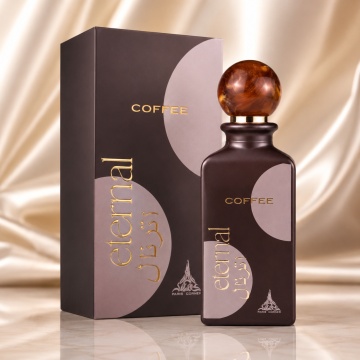 Parfum Arăbesc Eternal Coffee Paris Corner 85 ml, Apă de Parfum Unisex Damă și Bărbat, Aromă Gurmand Cafea, Caramel, Ciocolată, Lapte, Vanilie și Mosc, Inspirată de Coffee Addict