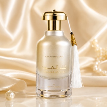 Parfum Arăbesc Fakhar Al Oud Intense White Ard Al Zaafaran 100 ml, Apă de Parfum Unisex Damă și Bărbat, Aromă Oriental Oud Lemnoasă Inspirată de Angels’ Share - Img 2