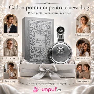 Parfum Arăbesc Fakhar Platin Lattafa Pride 100 ml, Apă de Parfum Bărbat, Aromă Aromatic Fougere cu Bergamotă, Cardamom, Piper Roz, Ghimbir, Guava, Lavandă, Palo Santo, Lemn de Santal și Tămâie - Img 7