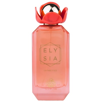 Parfum Arăbesc Fragrance World Elysia Lychee Fizz 100 ml, Apă de Parfum Damă, Aromă Fructată și Proaspătă cu Litchi, Măr Roșu, Coacăze Negre, Zahăr, Lămâie, Violetă, Citrice, Flori Albe, Lavandă, Ambră și Mosc - Img 12