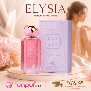 Parfum Arăbesc Fragrance World Elysia Vanilla Sugar 100 ml, Apă de Parfum Damă, Aromă Gurmand Dulce cu Caramel, Fructe Dulci, Zahăr, Praline, Flori Albe, Note Cremoase, Tonka, Ambră, Mosc și Vanilie - Img 10