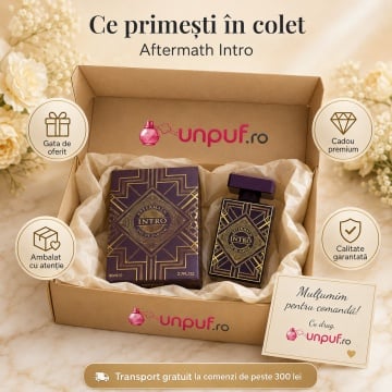 Parfum Arăbesc Fragrance World Intro Aftermath 80 ml, Apă de Parfum Unisex, Damă și Bărbat, Aromă Oriental Condimentată Ambrată cu Piper, Rom, Scorțișoară, Patchouli, Davana, Tutun, Ambră, Lemn de Santal și Vanilie - Img 4