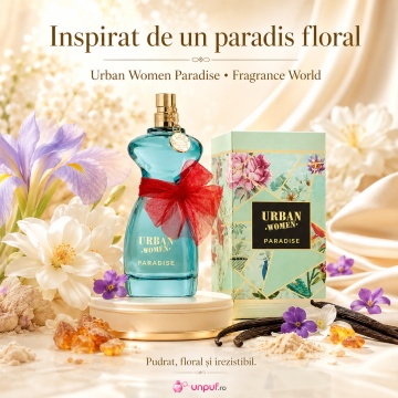 Parfum Arabesc Fragrance World Urban Women Paradise Eau De Parfum 100 Ml - Img 8