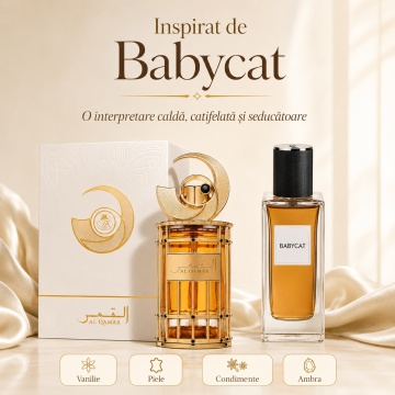 Parfum Arăbesc French Avenue Al Qamar 100 ml, Apă de Parfum Unisex, Damă și Bărbat, Inspirat Babycat, Aromă Aromatic Orientală Cald Condimentată cu Citrice, Condimente, Note Proaspete, Flori Albe, Lavandă, Note Calde, Cedru, Ambră și Mosc - Img 8
