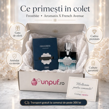 Parfum Arăbesc French Avenue Aromatix Frostbite 100 ml, Apă de Parfum Unisex, Damă și Bărbat, Inspirat Ambassador Men, Aromă Aromatic Orientală Fresh Fructată cu Citrice, Condimente, Note Proaspete, Flori Albe, Lavandă, Note Calde, Lemn de Cedru, Ambră și - Img 4